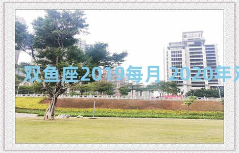 双鱼座2019每月 2020年双鱼座每月